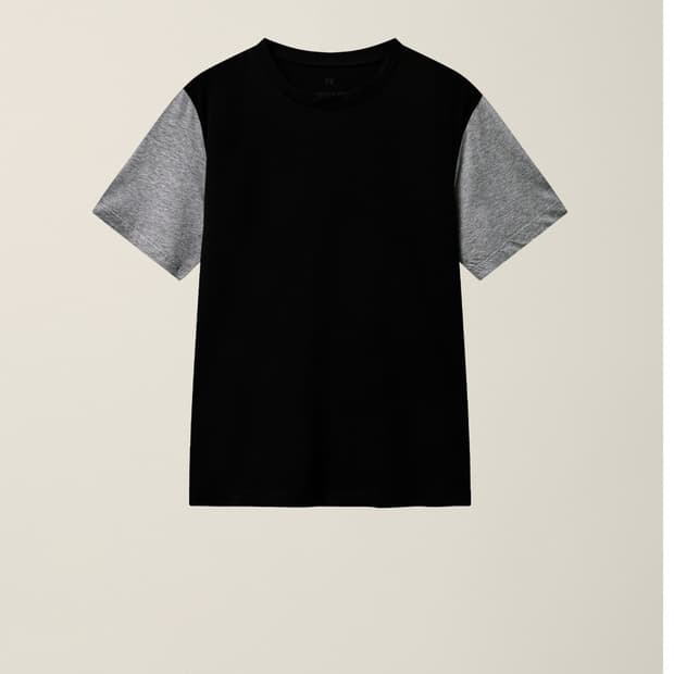 (M) 누마레 ee contrast half sleeve 티셔츠