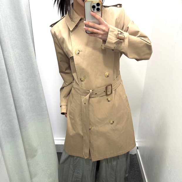 로렌 랄프로렌 베이지 트렌치 코트