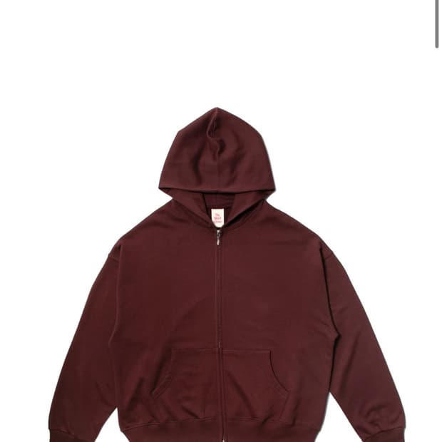 뤡코즈 후드집업 와인 (2)