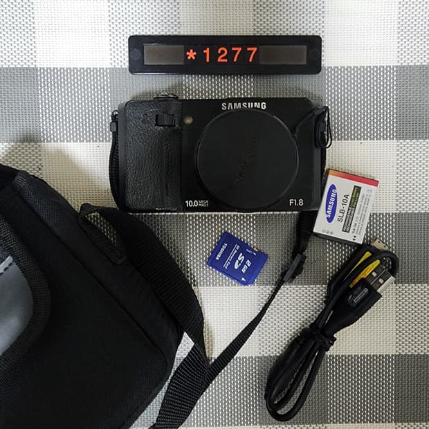 삼성 블루 EX 1 디지털카메라 가방세트