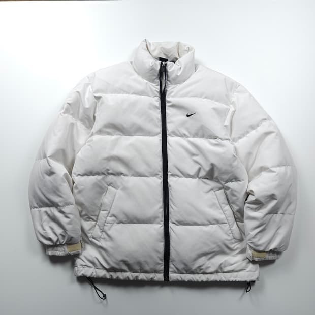 00s 나이키 뉴챔프 올드스쿨 다운 푸퍼 패딩 화이트 (XL)