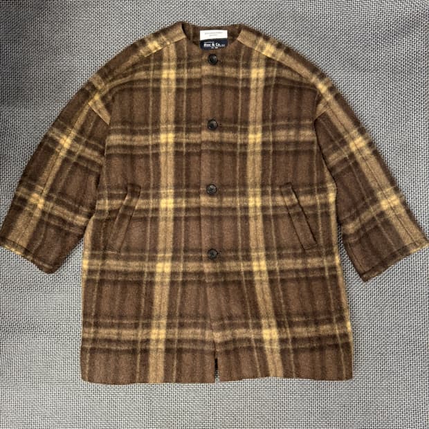 BEAMS BOY 털 코트  