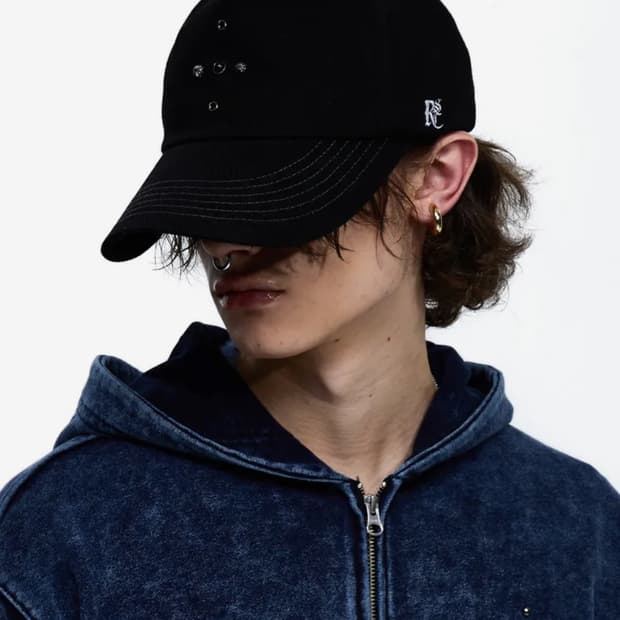 알에스에스씨 웨스턴 리벳 볼캡 블랙 새상품 