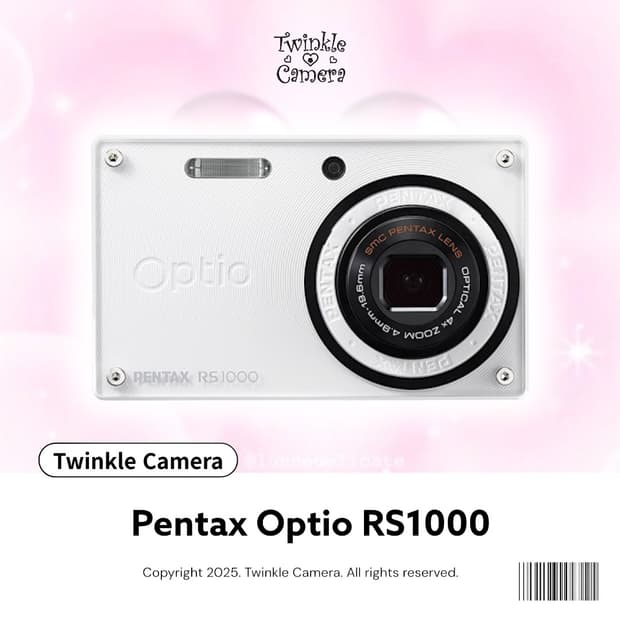 (아이브레이✨)Pentax Optio RS1000 (새상품)