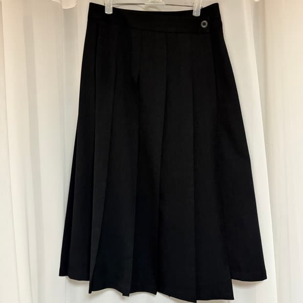 플리츠 랩 스커트