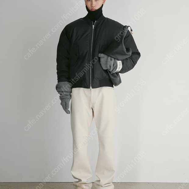 렉토 그레타 폭스 레더팬츠 크림 L