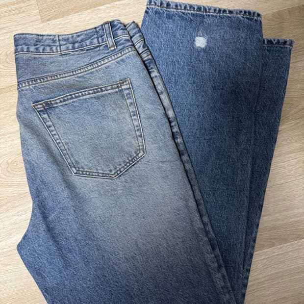 오토매틱포더피플 워시드 데님 3사이즈