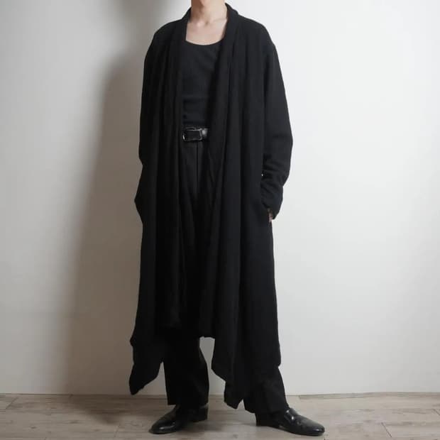 요지야마모토 가디건 코트