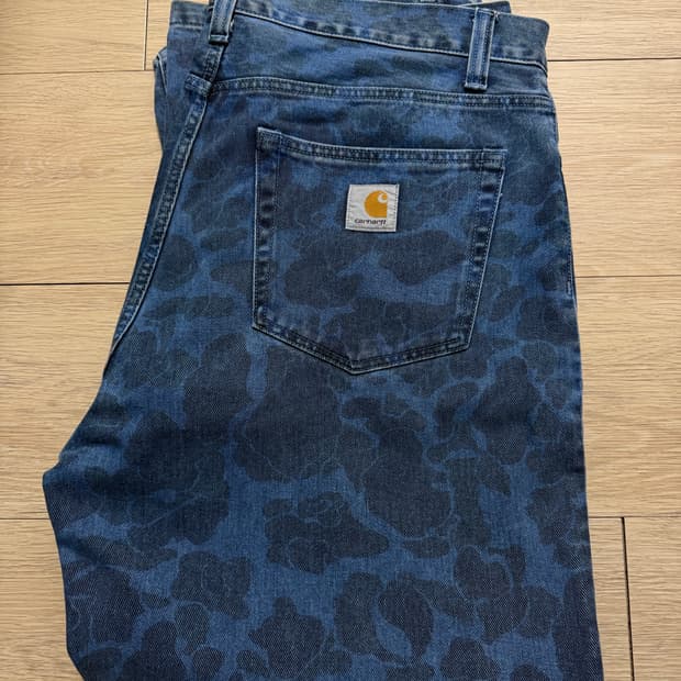 칼하트 덕 랜든 팬츠 카모