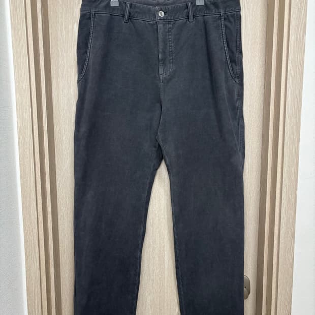 타임옴므 브러시드 워싱 스트레이트 팬츠86(34)/다크그레이