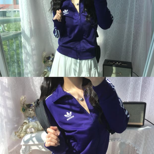 Adidas purple jersey