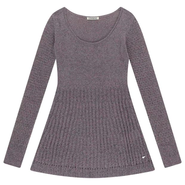 코이세이오 소프트 벨 니트 퍼플 coyseio soft bell knit