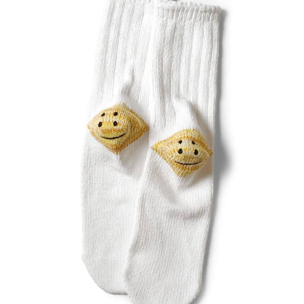 [국내배송/미개봉새상품] 캐피탈 피스 립 레인보위 해피 힐 삭스 양말