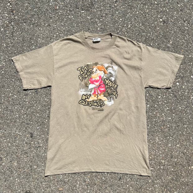 00‘s 디즈니 백설공주 심술이 티셔츠