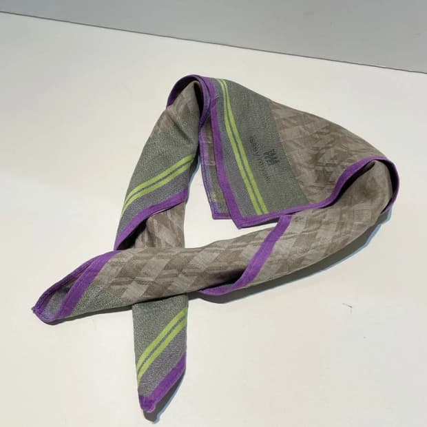 이세이미야케 00's 재팬 패턴 쁘띠 손수건 A1367