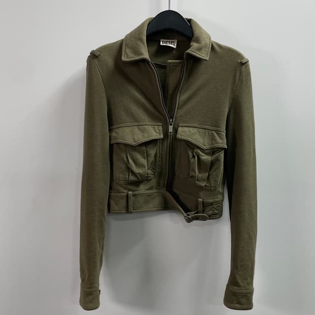 디젤 우먼스 밀리터리 크롭 자켓 (on.723)  