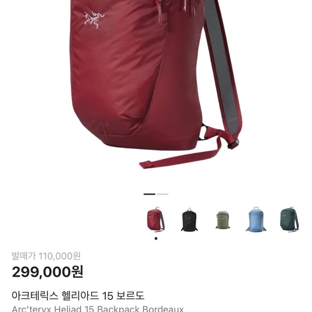 아크테릭스 헬리아드15 보르도