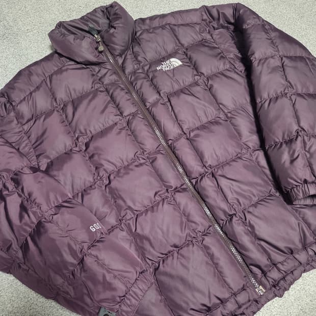 노스페이스 퍼플 브라운 600 경량패딩 L(100)