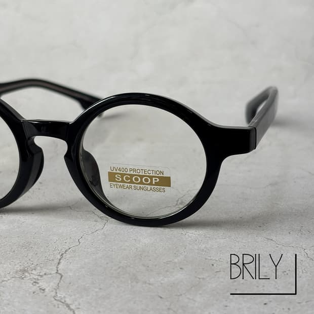 [Unisex] OLIVE 라운드 렌즈 긱시크 y2k 레트로 뿔테 안경