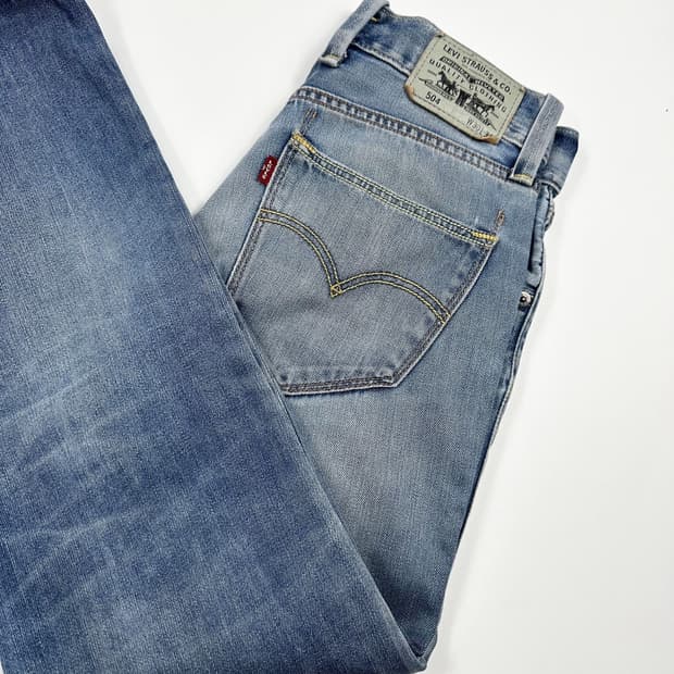 리바이스 504 오리지널 실버탭 데님 팬츠 (30인치)