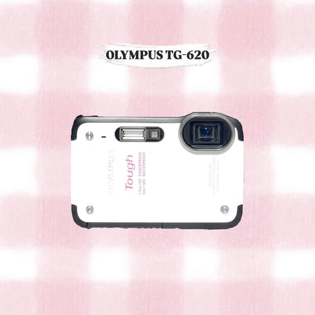 올림푸스 TG-620 화이트 빈티지디카