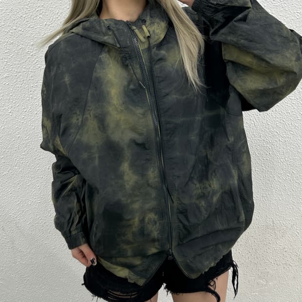 코드그라피 타이다이 그런지 바람막이 M