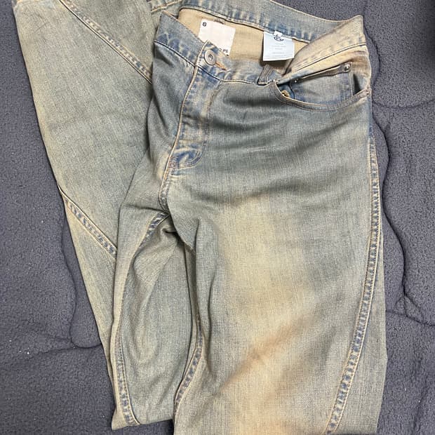 [3] 넥스트도어립스 트위스티드 코팅진 데님 청바지