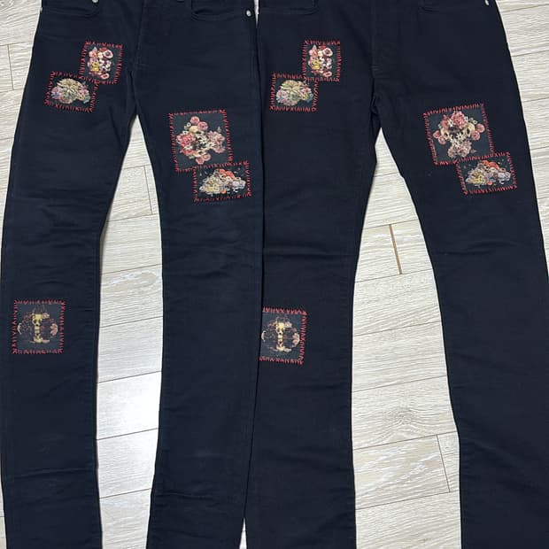 디올 옴므 토루카메이 패치 데님진 유일매물 