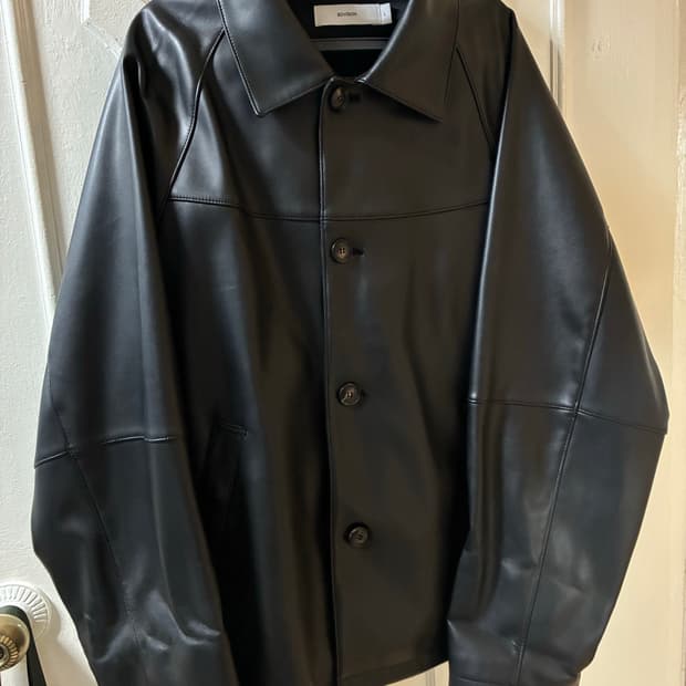 8division 페이크 레더 자켓 L사이즈