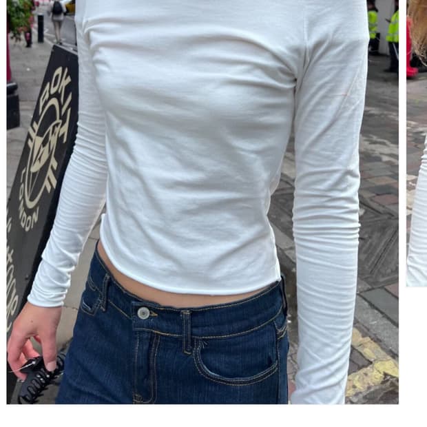 브랜디멜빌 긴팔 오프숄더 티셔츠