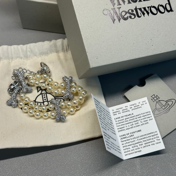 비비안웨스트우드 Faustine 펄 브레이슬릿