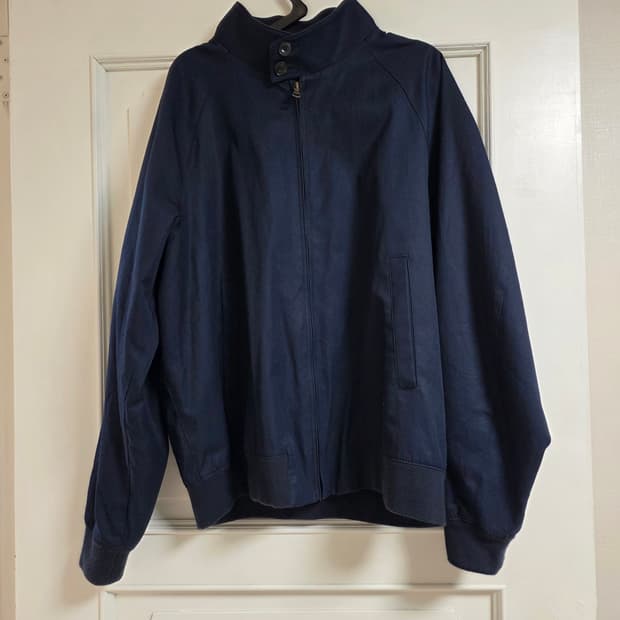 유니클로 해링턴자켓 블루종