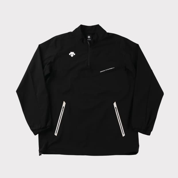 [L] 데상트 베이스볼 반집업 웜업 바람막이