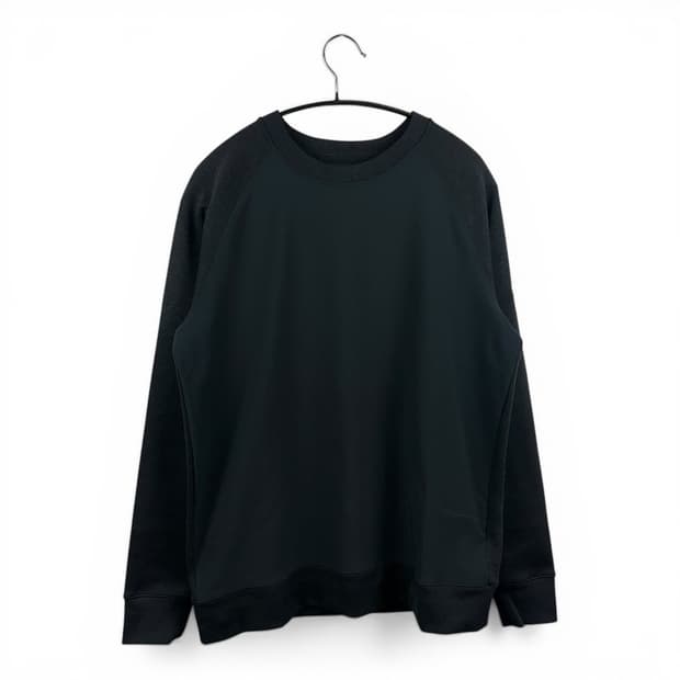 (M) 나이키 골프 드라이 핏 플레이어 니트 맨투맨 블랙