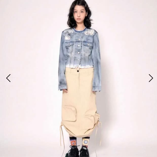 새상품 로레일즈 데님 자켓