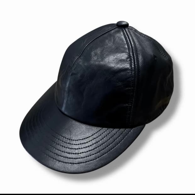 릭오웬스 다크쉐도우 레더볼캡