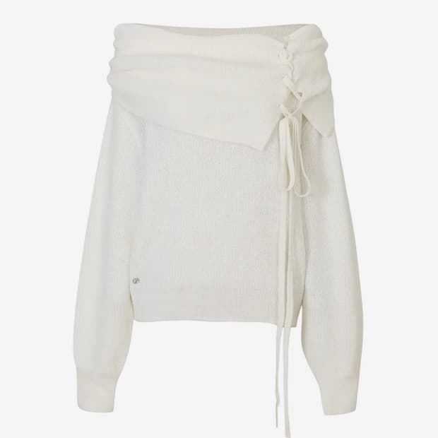 페인오어플레져 KAREN CORSET KNIT white