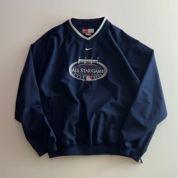 나이키 MLB 올스타 뉴욕 양키스 웜업 풀오버 L