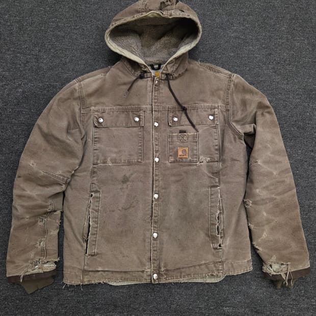 빈티지 칼하트 후드 워크자켓