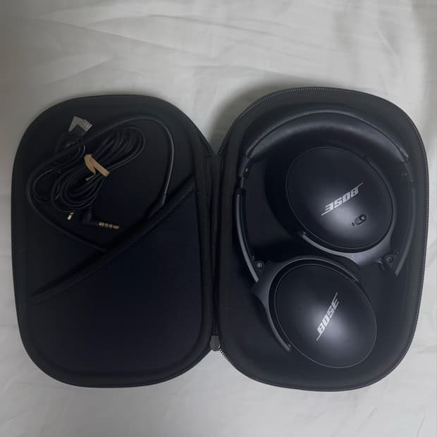 보스 qc45 블랙