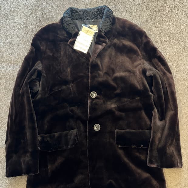 진도 밍크 하프코트 새상품 처분 원가690만