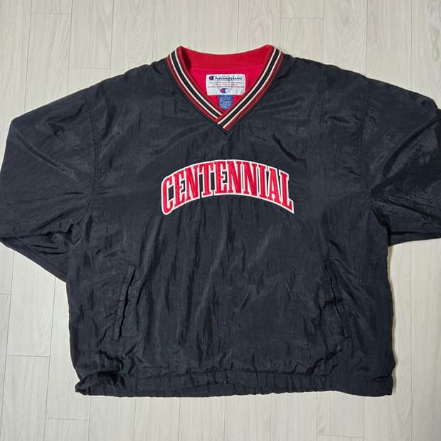 챔피온 빈티지 나일론 풀오버 윈드브레이커