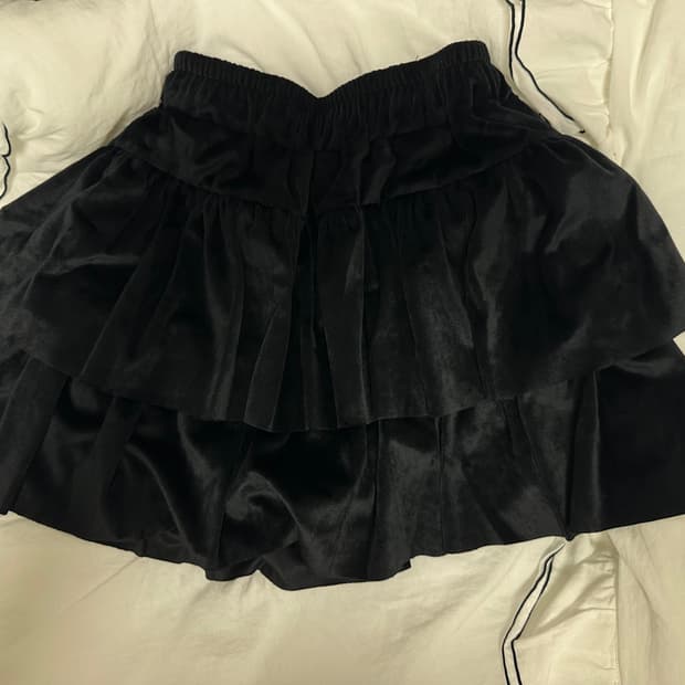 벨벳 캉캉 스커트