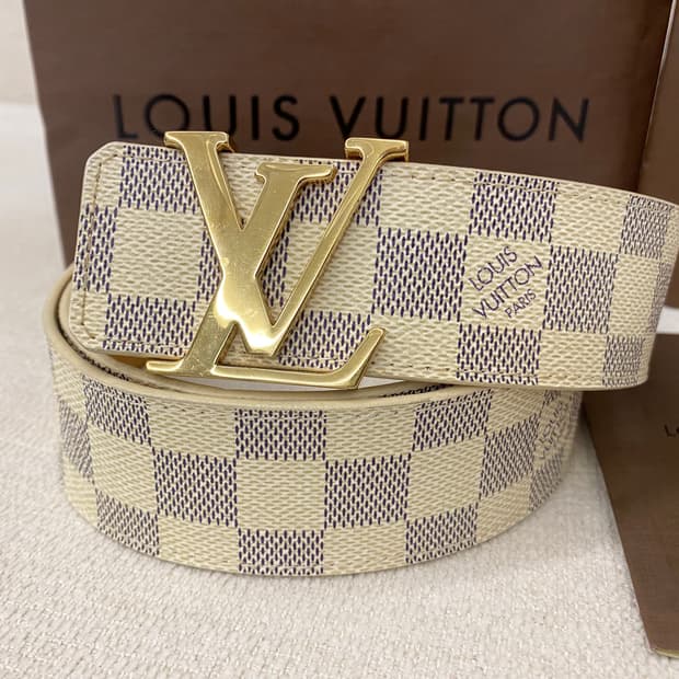 루이비통 다미에 아주르 벨트(85사이즈)