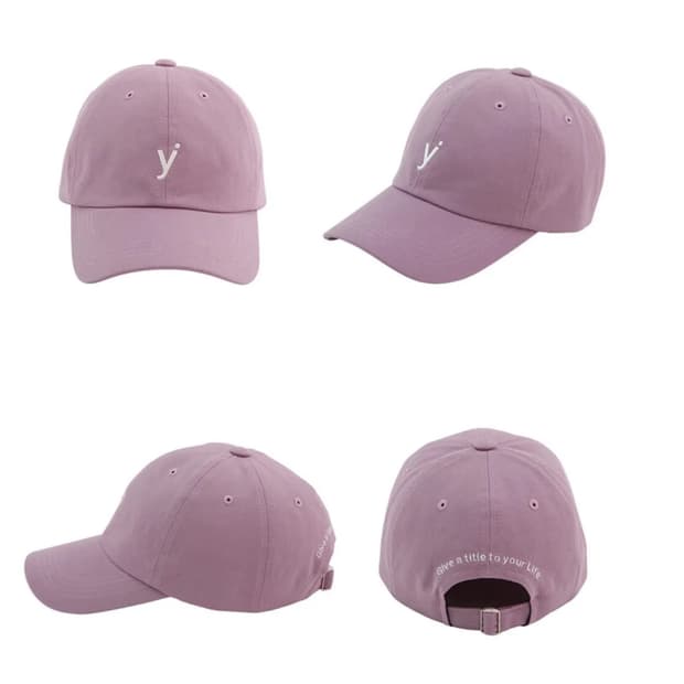 유제 Yuje YJ 심볼 볼캡 라벤더