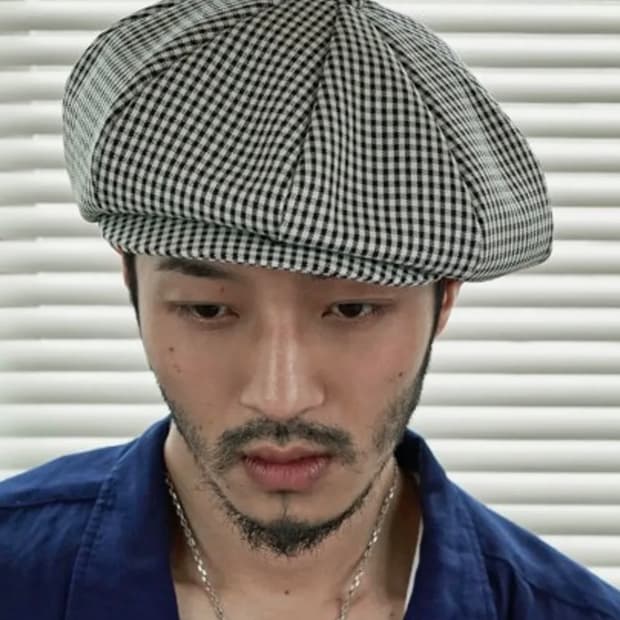 MILLIONAIRE HATS & CO 밀리어네어 햇/깅엄체크 베레모