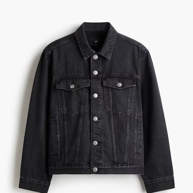 h&m 데님 트러커 자켓