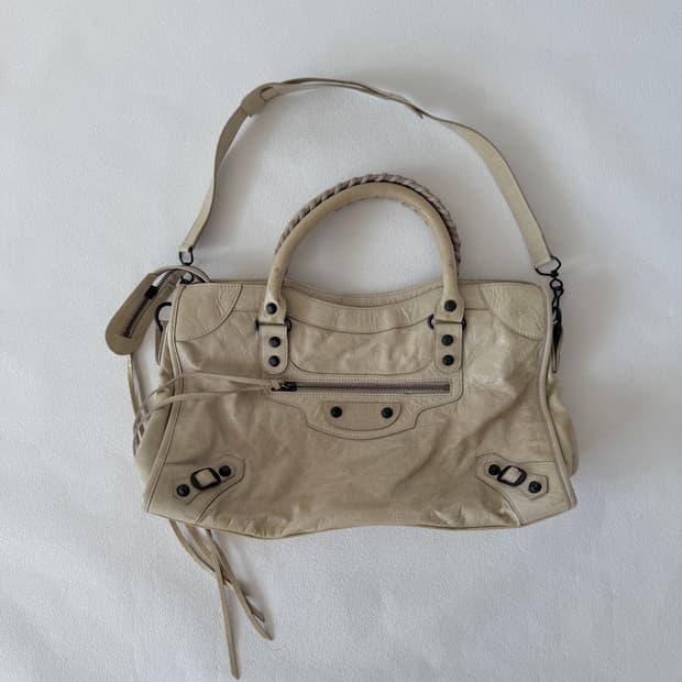 JOLIE FEMME 레더 토트 숄더백