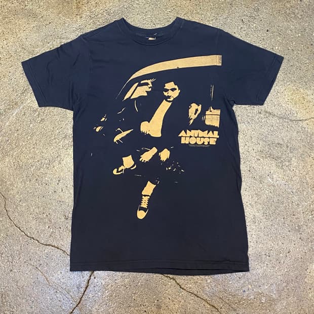 미국 빈티지 애니멀하우스 Animalhouse 로고 락티셔츠 반팔티