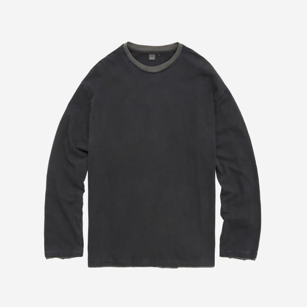 [3] 폴리테루 레이어드롱슬리브 딥차콜세이지